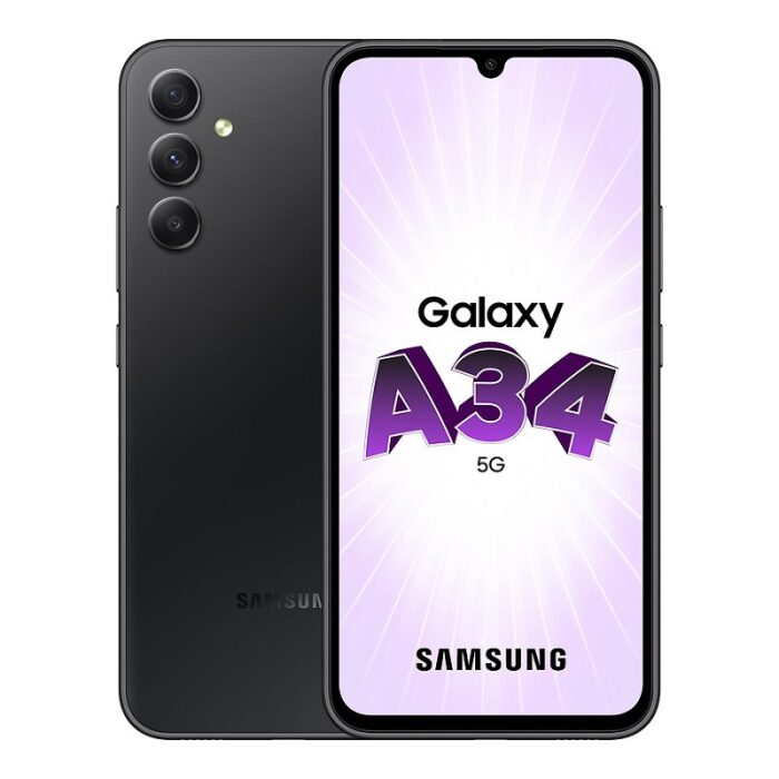 Smartphone Samsung Galaxy A34 5G 6Go 128Go – Gris Graphite Tunisie