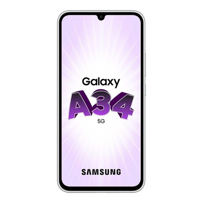 Smartphone Samsung Galaxy A34 5G 6Go 128Go – Silver Tunisie