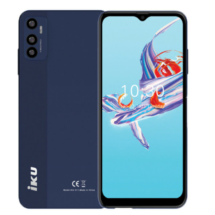 Smartphone iKU A11 2Go – 32Go – Bleu Tunisie