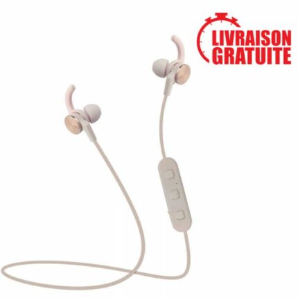 Écouteurs Sans Fil Smartek Sport S02 Bluetooth – Rose Tunisie