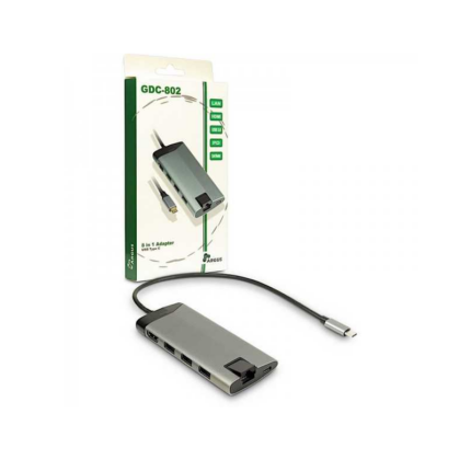 Station D’accueil ARGUS USB Type C Multifonctionnelle GDC-802 Tunisie