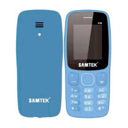 Téléphone Portable Smartec K106 1.8 DOUBLE SIM – Bleu Clair Tunisie