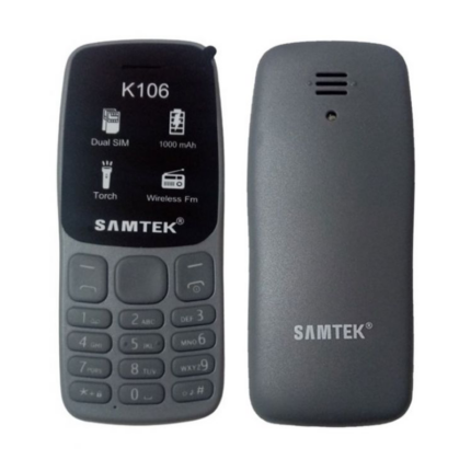 Téléphone Portable Smartec K106 1.8 DOUBLE SIM – Gris Tunisie