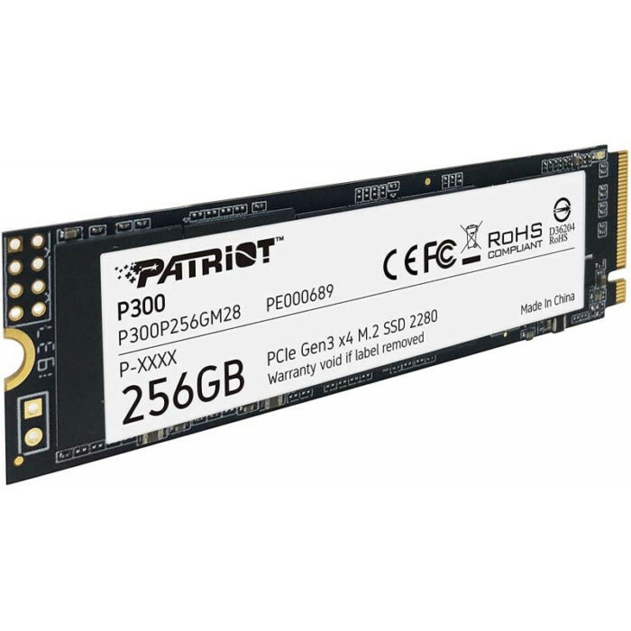 Patriot SSD P300 256gb  M.2 2280 – P300P256GM28 Tunisie