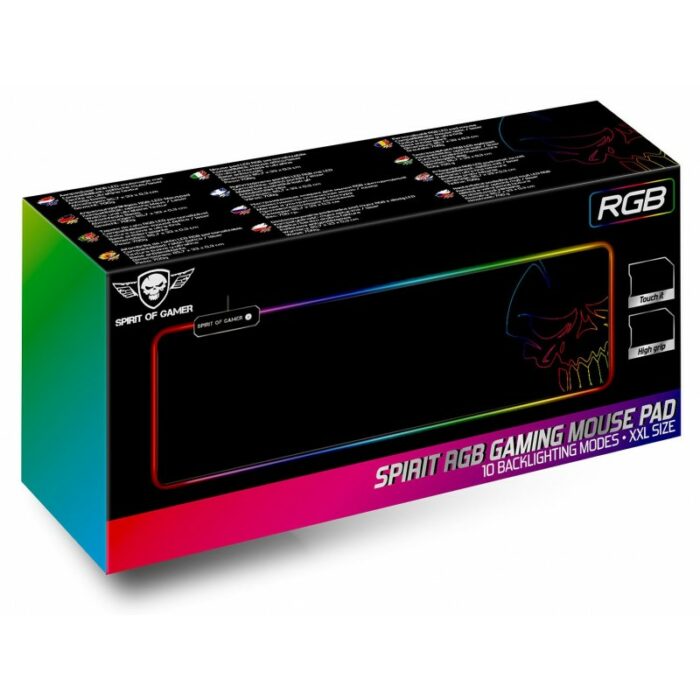 Skull RGB Gaming Mouse Pad – Taille XXL SOG-PADXX Tunisie
