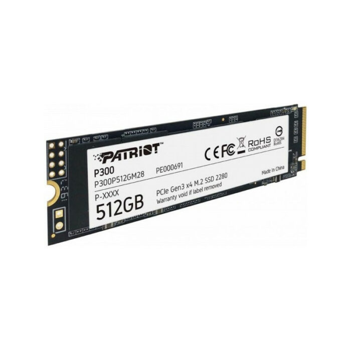 Patriot SSD P300 512Gb  M.2 2280 – P300P512GM28 Tunisie