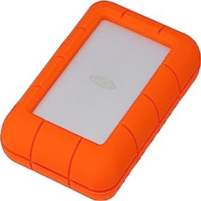 LaCie (LAC9000633) Mini Disque Dur Externe Robuste 4 To HDD Portable – USB 3.0 Compatible USB 2.0 Orange Tunisie