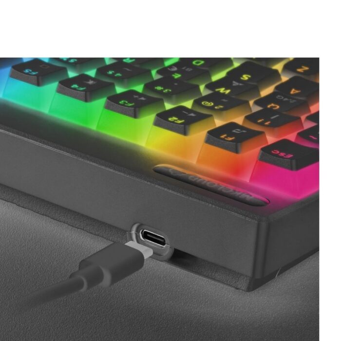 Clavier Mars Gaming MKCLOUD Mechanical 75% Keyboard, Wireless BT USB, RGB, Blue Switch – Noir Tunisie