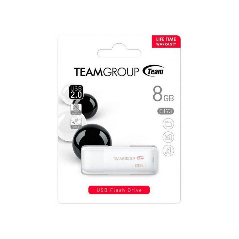Clé USB TEAM GROUP C173 16Go USB 2.0 - Noir