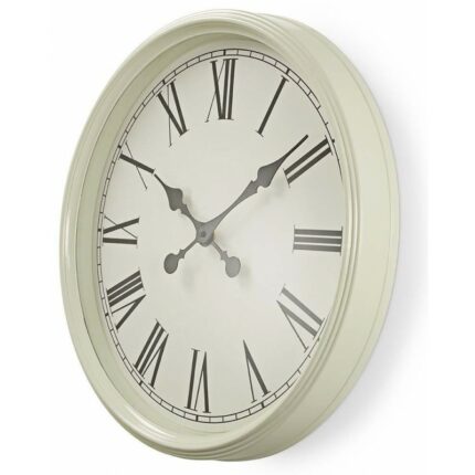 Horloge Murale Nedis 50 CM / Style Ancien / Blanc CLWA008WD50WT Tunisie
