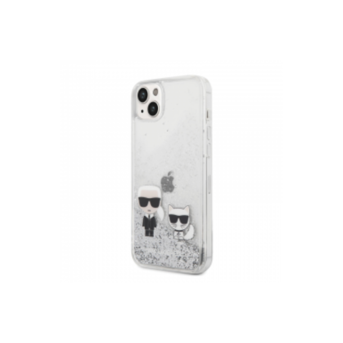 Etui Karl Lagerfeld Liquide Glitter Pour Iphone 14 Plus, Selver-09151 Tunisie