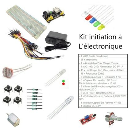 Kit initiation à l’électronique Tunisie