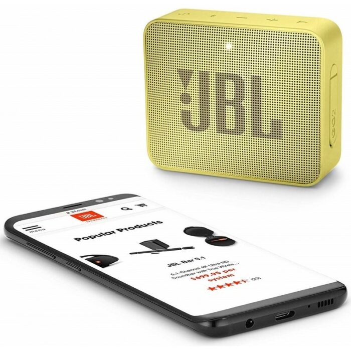 Haut-Parleur JBL Go 2 Bluetooth – Jaune – 93192 Tunisie