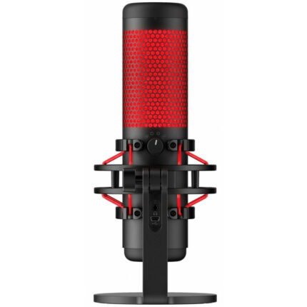Microphone HyperX QuadCast HX-MICQC-BK – 4P5P6AA Tunisie