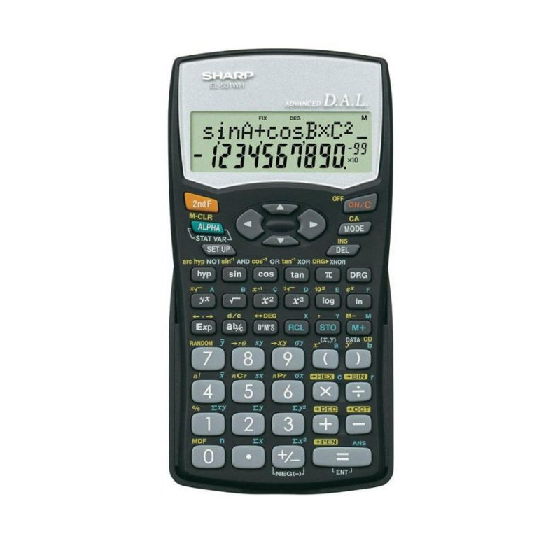 Calculatrice-Scientifique-Sharp-EL-531WH-Noir-bestbuytunisie.prixtunisie.best_