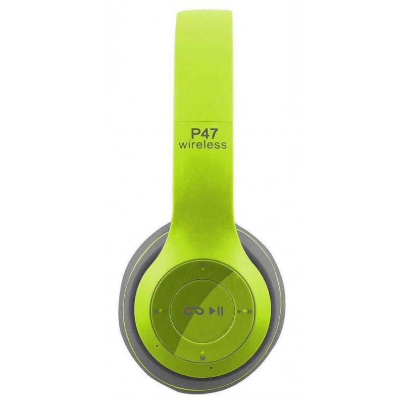 Casque-Stereo-MP3-Sans-Fil-P47-Bluetooth-Vert-Best-buy-tunisie-prix-tunisie