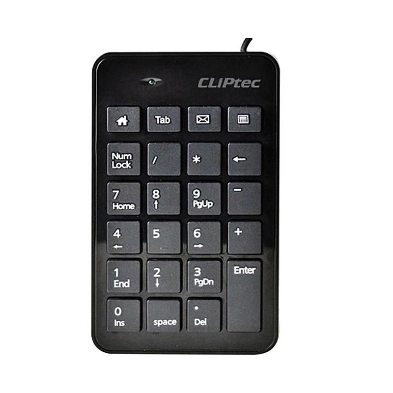 Clavier-Numerique-Cliptec-USB-2.0-Rapide-Noir-RZK231-Best-buy-tunisie-prix-tunisie