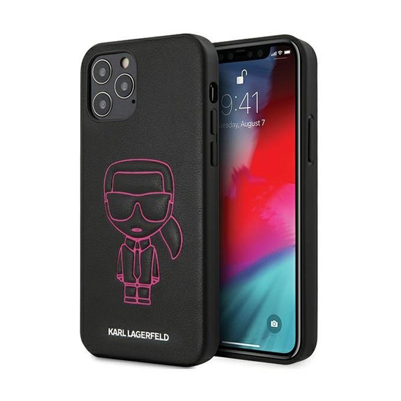 Coque-Karl-Lagerfeld-IPhone-12-Pro-Noir-6.1-Best-buy-tunisie-prix-tunisie