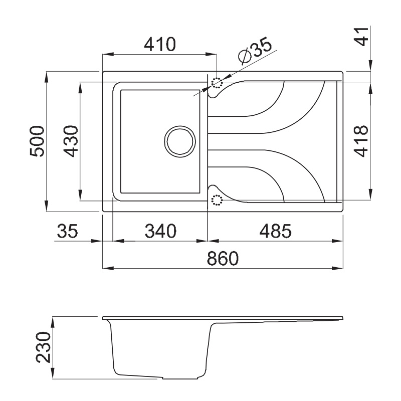 Evier-Graniteck-Focus-F.86W-Blanc-bestbuytunisie.prixtunisie.best2_-1