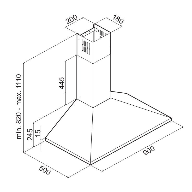 Hotte-Pyramidale-Focus-F905W-90-cm-Blanc-bestbuytunisie.prixtunisie.best2_-1