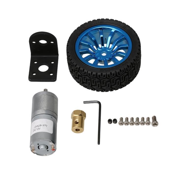 Kit-Moteur-Reducteur-CHR-25GM370-DC-12v-60-RPM-Roue-65mm-support-et-ecrous-Best-buy-tunisie-prix-tunisie