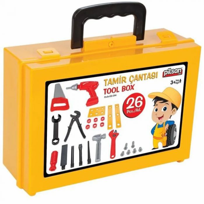 Outils-De-Construction-Pilsan-Avec-Casque-26-Pieces-03249-BestBuy-tunisie