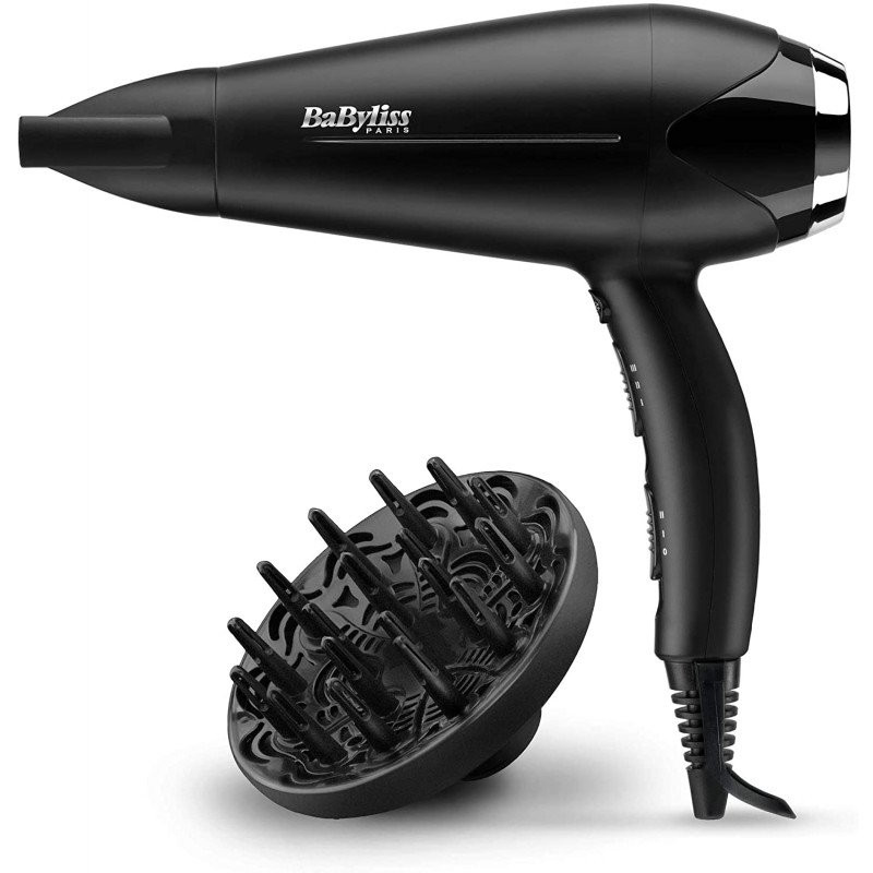 Seche-Cheveux-BaByliss-Turbo-Smooth-Avec-Diffuseur-D572DE-Noir-Argent-bestbuytunisie.prixtunisie.best_-1