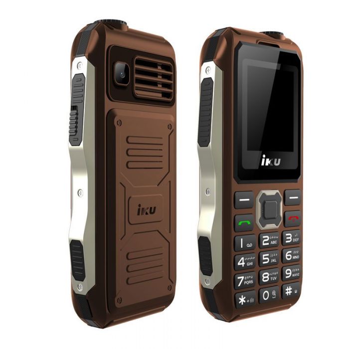 Telephone-Portable-IKU-S10-Marron-bestbuytunisie.prixtunisie