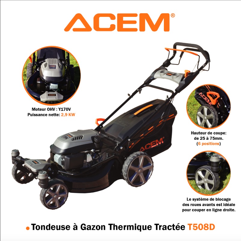 Tondeuse-a-gazon-a-essence-ACEM-Tractee-T508D-2.9kW-50.8CM-ACEM