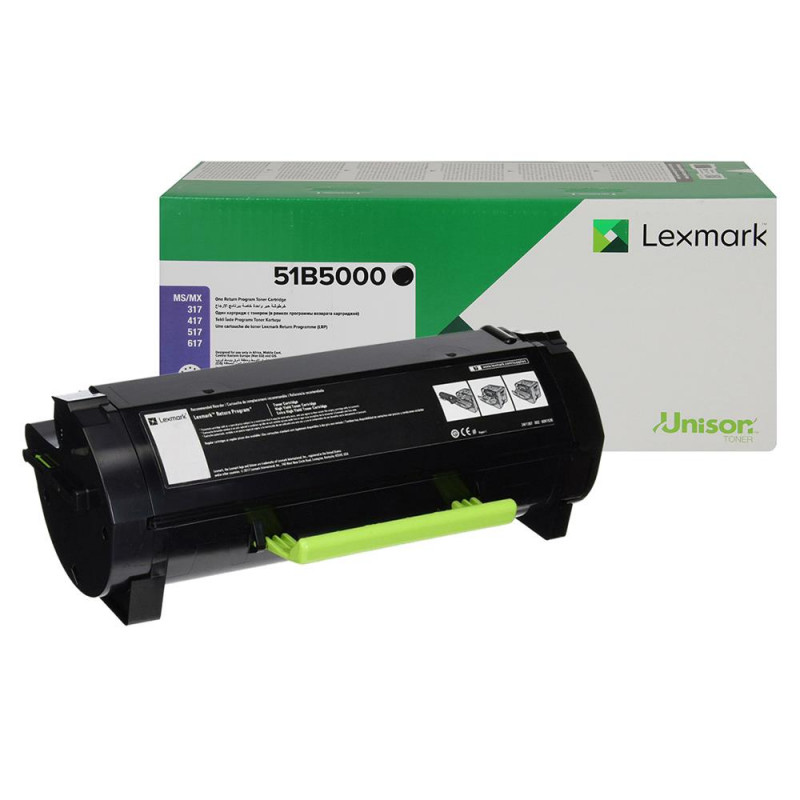 Toner-LEXMARK-MS317dn-MX317dn-MS417dn-MX417dn-MS517dn-MX517de-MS617dn-MX617de-51B5000