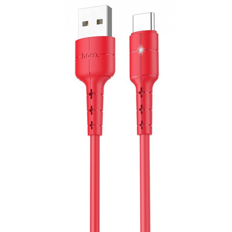 cable-usb-hoco-x30-pour-type-c-12-m-rouge