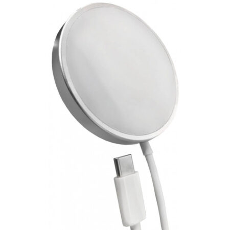 Chargeur Contact Sans Fil Magcharge Pour Iphone 12 ,15W câble 1 M - Blanc - LC0925MSC