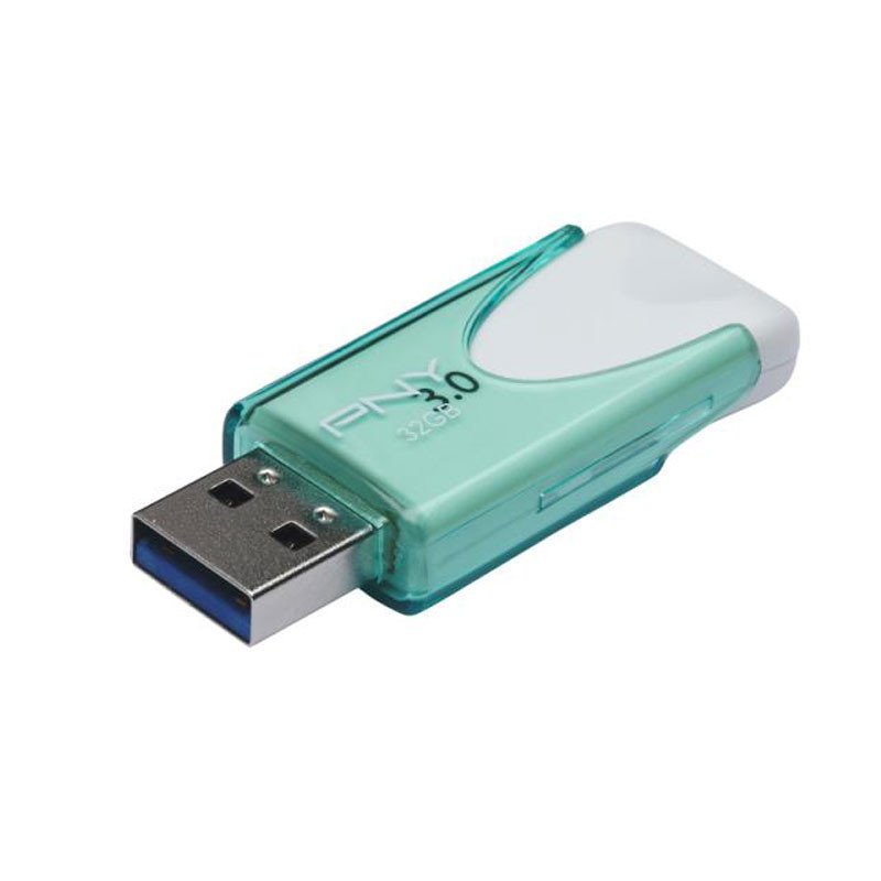 cle-usb-pny-32go-usb-30-vertblanc-