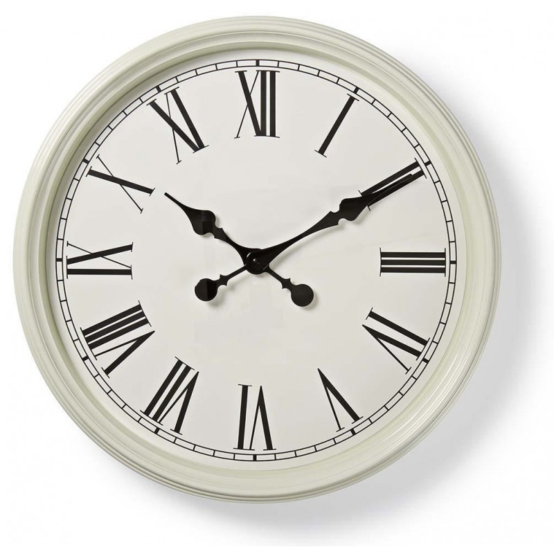 horloge-murale-nedis-50-cm-style-ancien-blanc