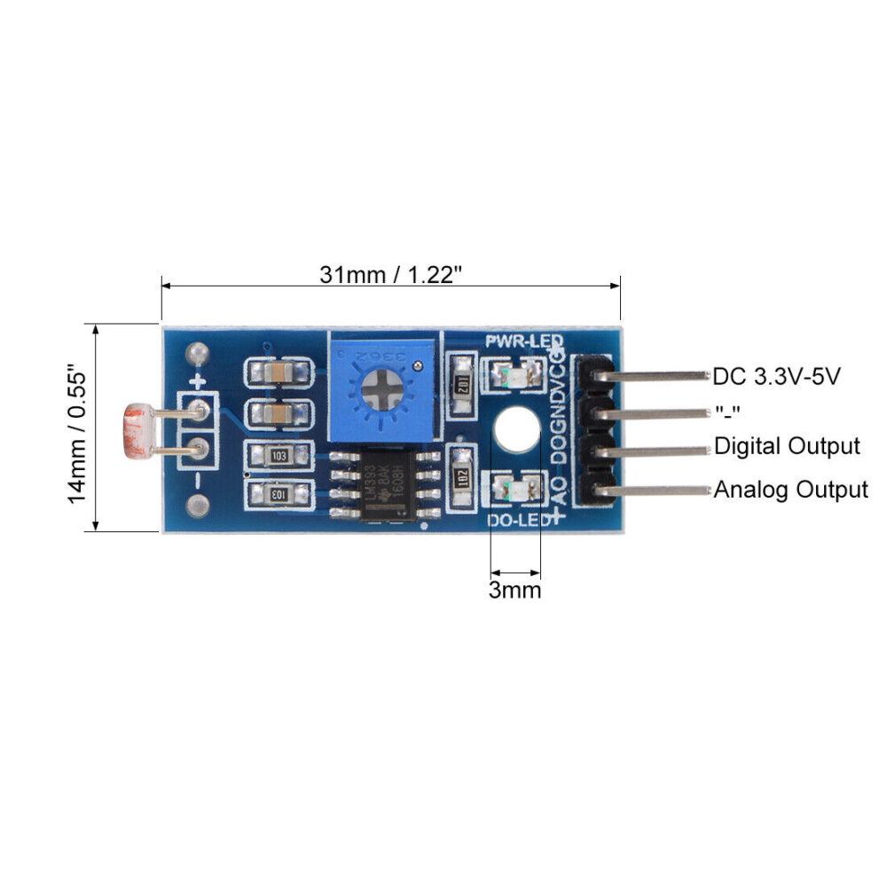 Module Capteur De Lumière LDR avec LM393 Tunisie