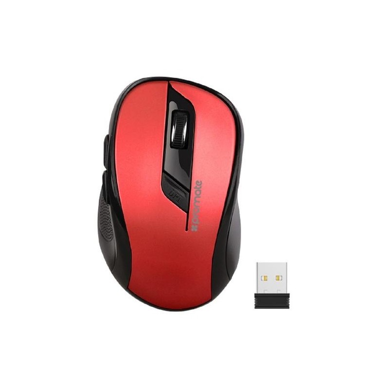 souris-optique-sans-fil-promate-clix-7-rouge