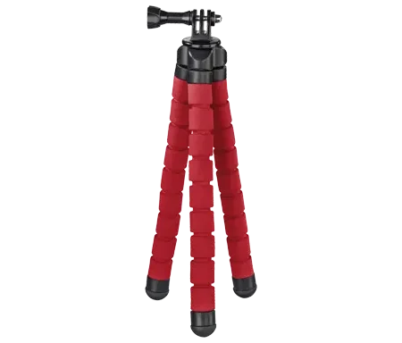 Hama Trépied « Flex » pour smartphone et GoPro, 26 cm, rouge – 04617 Tunisie