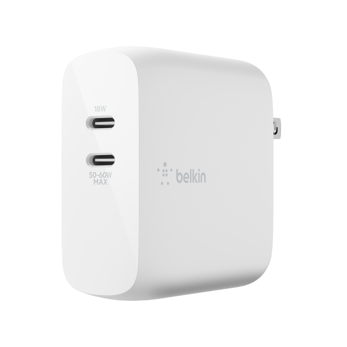 104965051_WCH003-DQ_HomeCharger_DualDQB-C_GaNWallCharger_68W_Hero_WEB-1