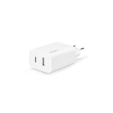 Chargeur de voyage Smart Charger Duo USB-C/USB-A- Blanc – 2SCS25B Tunisie