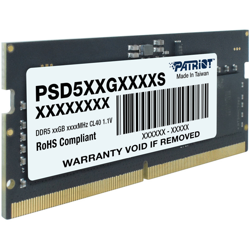 Barette-Memoire-Patriot-Signature-LINE-SODIMM-DDR5-CL40-16-GO-4800MHZ-PSD516G480081S