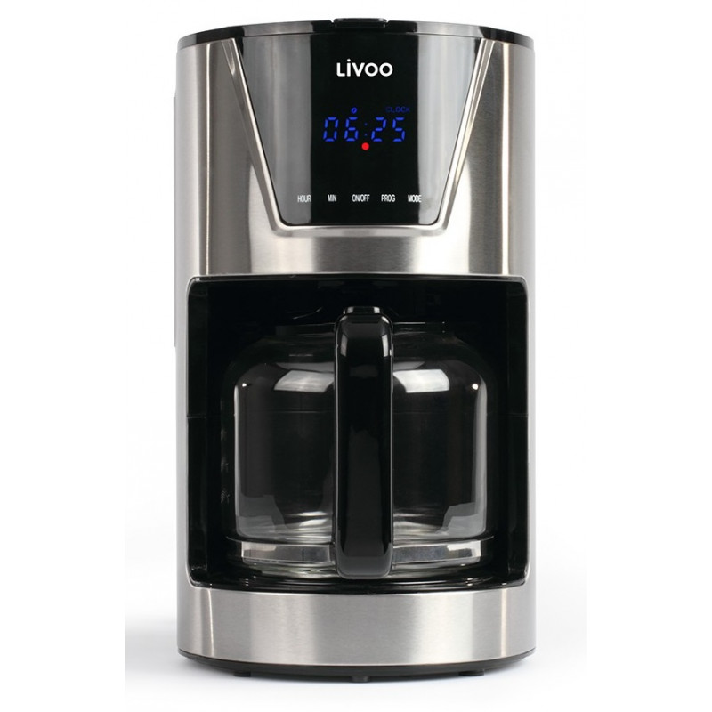 Cafetiere-Electrique-Programmable-Livoo-DOD172-Chrome-bestbuytunisie.prixtunisie.best_