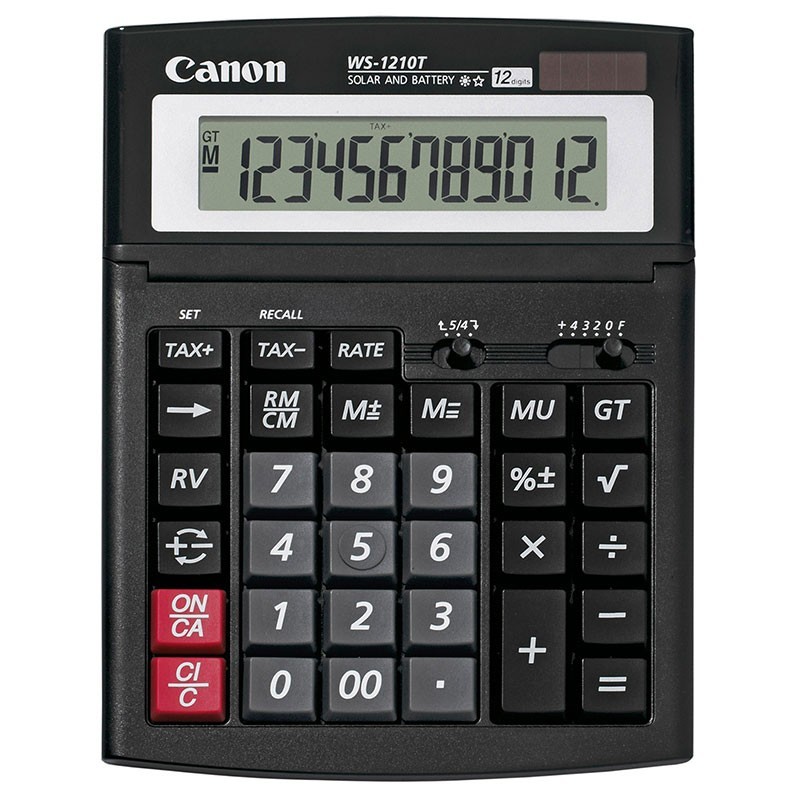 Calculatrice-Canon-WS-1210-T-1