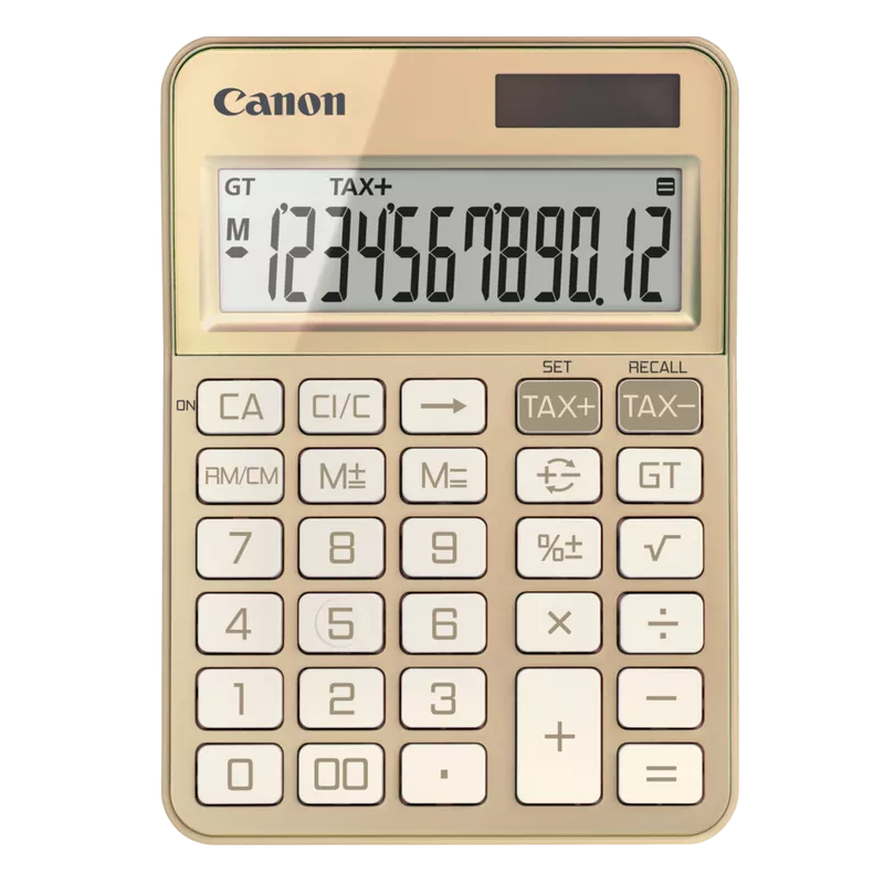 Calculatrice-de-bureau-Canon-KS-125KB-GD-12-chiffres-1