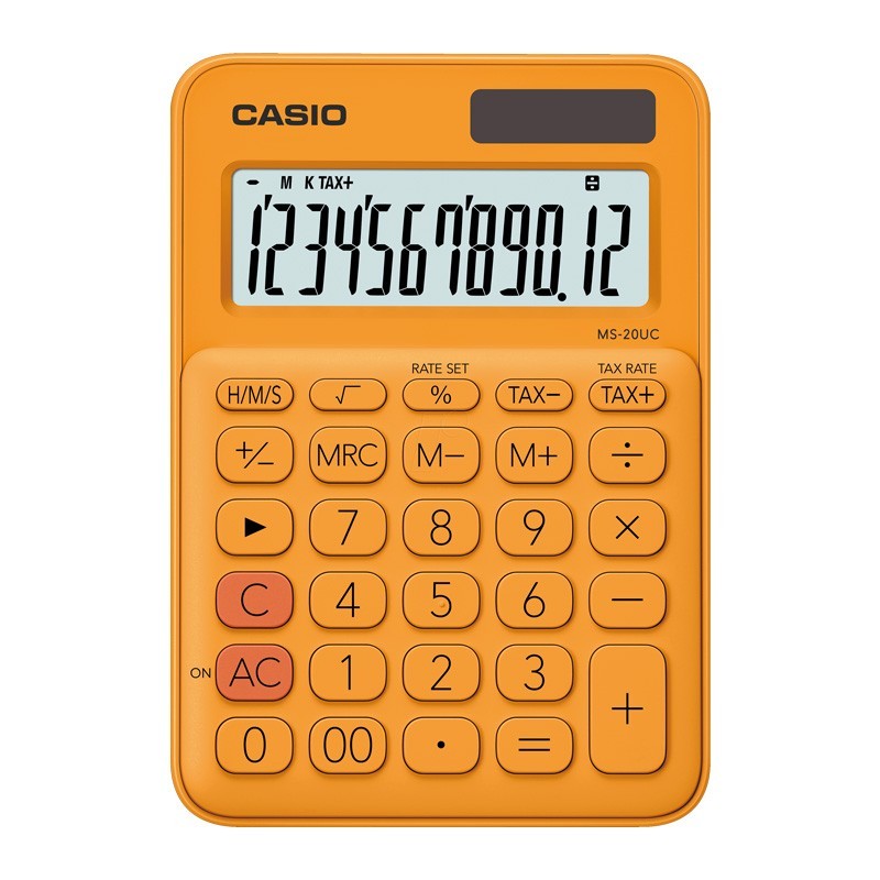 Calculatrice-de-bureau-Casio-CAS-MS-20UC-RG-Orange