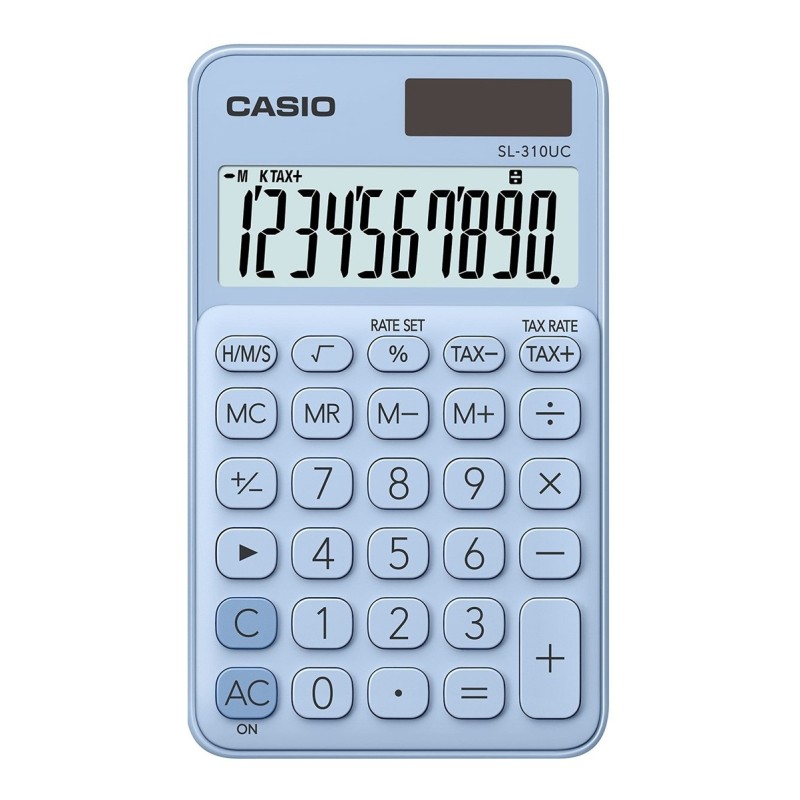 Calculatrice-de-bureau-Casio-SL-310-UC-Bleu-clair-1