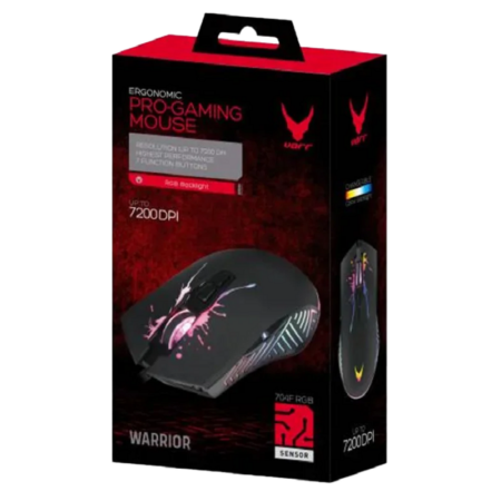 Souris Filaire Gamer Varr Warrior Usb 7200 Dpi – Noir – VGMB05 Tunisie