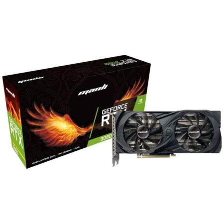 Carte Graphique MANLI GeForce RTX 3060 12 Go Dual Fan – M-NRTX3060/6RFHPPPV2-M2521 Tunisie