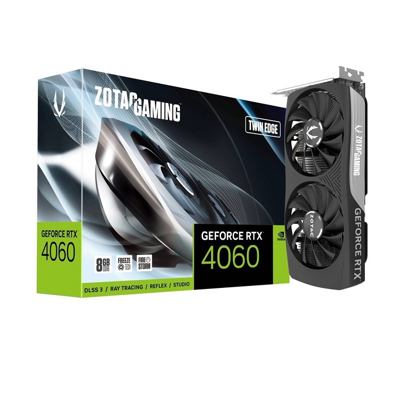 Carte-Graphique-ZOTAC-GAMING-Geforce-RTX-4060-Twin-Edge-8Go