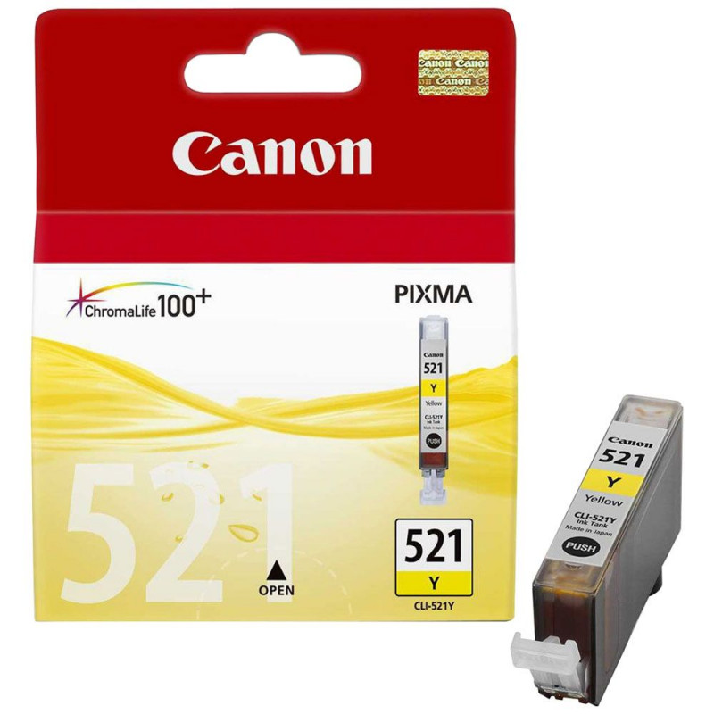 Cartouche-CANON-CLI-521-Jaune-1