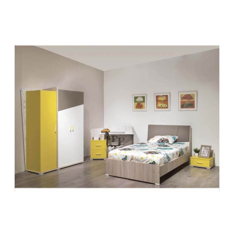 Chambre-Enfant-STONE-120×90-cm-3-Portes-Sotufab-CHE23JN-MK000-Jaune-Moka-Blanc-1